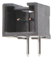 MOLEX 53426-9021 Pin Header, Wire-to-Board, 2.5 mm, 1 Rows, 2 Contacts, Through Hole Right Angle