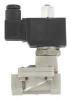 DWYER SSV-S2F4 Solenoid Valve, 1/4" FNPT, 2 Way/Open, 0 to 87 psi, 0 to 65°C, 24 VDC, SSV-S Series