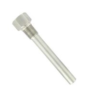 DWYER TE-TNS-N045N-14 Thermowell, Machined, Straight Shank, 1/4" NPT / 1/2" NPT, 101.6mm Insertion Length, 5500psi, 316 SS