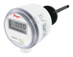 DWYER AVUL-3DB1-LCD Air Velocity Transmitter, LCD Display, 3% Accuracy, Analog/BACnet MS/TP, Duct Mount, AVUL Series