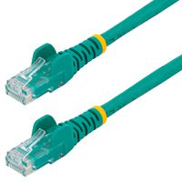 STARTECH N6PATC50CMGN Ethernet Cable, 0.5m Green Gigabit Snagless RJ45 UTP Cat6 Patch Cable, 50cm Patch Cord