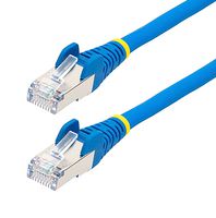 STARTECH NLBL-150-CAT6A-PATCH Ethernet Cable, 1.5m CAT6a Ethernet Cable LSZH, 10 GbE Snagless 100W PoE SFTP Network Cord