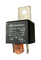 DURAKOOL DG85B-7011-96-1024-M1DR Automotive Relay, Metal Bracket, 24 VDC, 60 A, SPDT, Plug In, Quick Connect, DG85 Series