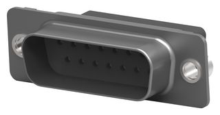 TE CONNECTIVITY 5745908-2 D Sub Connector Housing, 15 Ways, D Sub, DA, AMPLIMITE HDP-20 Series, Plug, Steel Body