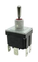 MULTICOMP PRO MP1HAD5T1B1M1N1S-5 Toggle Switch, Sealed, On-Off-(On), DPDT, Non Illuminated, MP Toggle Switches DPDT, Panel Mount