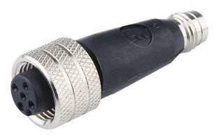 MOLEX 120017-0004 Connector Adapter, M12-M8, Micro-Change, 3 Ways, Receptacle, Nano-Change, 3 Ways, Plug