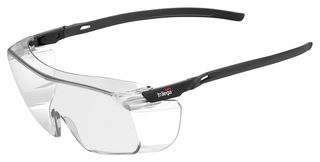 UCI EY/UC/GL/ORTA/CL Safety Glasses, Anti-Scratch, Clear Lens, Over-The-Glasses