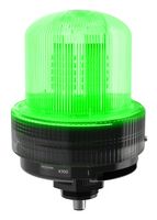 BANNER ENGINEERING K100PBLGYRAQ Beacon/Sounder, LED, Green, Red, Yellow, Flashing, 92.71mm Dia., Multiple Tone, 101dB, 48VDC, IP66