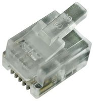 STEWART CONNECTOR 937-SP-3066R Modular Connector, RJ11 Plug, 1 x 1 (Port), 6P6C, Cable Mount