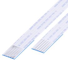 GCT 10-05-A-0152-C-4-08-4-T FFC / FPC Cable, 5 Core, 1 mm, Same Sided Contacts, 6 ", 152 mm, White