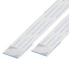 GCT 10-09-A-0152-C-4-08-4-T FFC / FPC Cable, 9 Core, 1 mm, Same Sided Contacts, 6 ", 152 mm, White