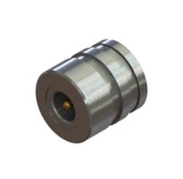 EDAC 686B02C2P001B0E Magnetic Connector, 1 Contacts, Receptacle, Straight, 1.5 A, Black