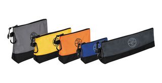 KLEIN TOOLS 55569 Zipper Bag, Stand-Up, 2520d Ballistic Weave, 5 Pack
