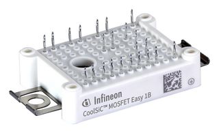 INFINEON F417MR12W1M1HB76BPSA1 MOSFET Transistor, Four Pack, N Channel, 45 A, 1.2 kV, 0.0162 ohm, 18 V, 5.15 V