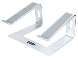 STARTECH LAPTOP-STAND-SILVER Laptop Stand, Laptop Stand for Desk, 5kg/11lbPortableAluminumSilver, Ergonomic Laptop Riser