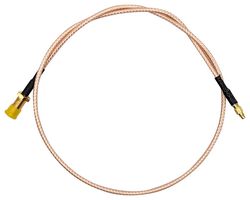 MUELLER ELECTRIC SMAF-MMCXM31605 RF / Coaxial Cable Assembly, 19.7 ", 500 mm, RG316, MMCX Straight Plug, SMA Jack, 50 ohm