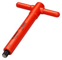 INSULATED TOOLS LTD 02743 Hex Key, 3/8 ", T Handle, 153 mm