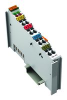 WAGO 750-472 Analog Input Module, 2 Channel, 5 VDC, 0 to 20 mA, Single Ended, IP20, 16bit, 750 Series
