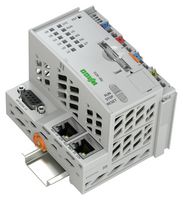 WAGO 750-8212/025-002 Controller, PFC200, 2 X Ethernet, ModbusTCP, RTU, RS232, RS485, EtherCAT, MQTT, 24 VDC