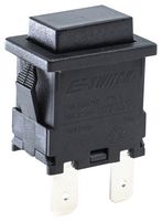 E-SWITCH PB1973ABLKBLKEF0 Industrial Pushbutton Switch, PB1973 Series, SPST, On-Off, Rectangular, Black