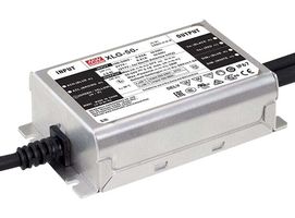 MEAN WELL XLG-50-H-DA2 LED Driver, DALI-2 Dimming, LED Lighting, 50 W, 56 V, 1.05 A, Constant Power, 90 VAC