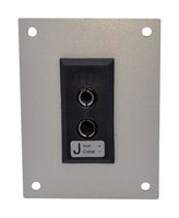 LABFACILITY IS-J-FF + FSP-1 Thermocouple Connector, Standard, Black, 66 x 50mm Panel, J, Socket, 1Way, IEC, Fascia Mount