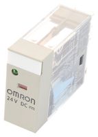 OMRON INDUSTRIAL AUTOMATION G2R-2-SND DC24(S) Power Relay, DPDT, 24 VDC, 5 A, G2R Series, Socket, Non Latching