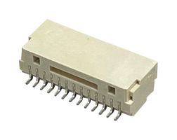 MULTICOMP PRO MP013818 Pin Header, Wire-to-Board, 1 mm, 1 Rows, 13 Contacts, Surface Mount Right Angle