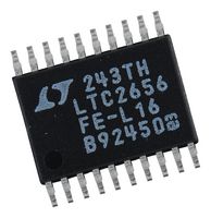 ANALOG DEVICES LTC2656BIFE-L16#PBF Digital to Analogue Converter, 16 bit, 4 Wire, Microwire, Serial, SPI, 5.5 V, 2.7 V, 8 Channels