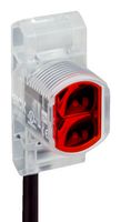 SICK ZLD18-BFZCG8P32 Photo Sensor, 5 m, PNP, Retroreflective, 10 to 30 VDC, Terminal Block, Z18 Simple Sense Series
