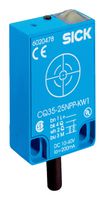 SICK CQ35-25NNP-KW1 Capacitive Proximity Sensor, CQ Series, 25 mm, Complementary NPN, 10 V to 36 V