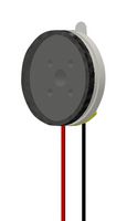PUI AUDIO AS01008MR-3-LW100-R Speaker, 800 Hz to 20 kHz, 8 ohm, 1 W, 81 dBA, Round, Bare Mount