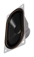PUI AUDIO AS07104PO-R Speaker, 100 Hz to 20 kHz, 4 ohm, 5 W, 86 dBA, Oval with Rectangular Frame, Panel Mount