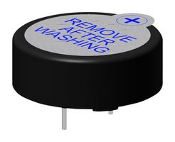 PUI AUDIO AST-02308MR-R Speaker, 600Hz to 20kHz, 8 ohm, 75dBA, 200mW, Round, SMD
