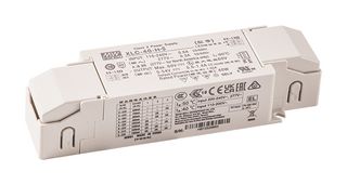 MEAN WELL XLC-40-H-DA2SN LED Driver, IO Adj W/DALI-2 Dim, LED Lighting, 40 W, 54 V, 1.4 A, Constant Power, 110 V