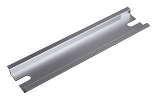 ROSE 10061488 DIN Mounting Rail, DIN Rail, Enclosures, 293 mm, 7.5 mm, 35 mm, Galvanized Steel