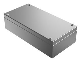 ROSE 37301508 Metal Enclosure, w/Mounting Hole, Industrial, Stainless Steel, 300 mm, 150 mm, 81 mm, IP66