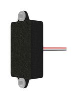PUI AUDIO AS06004CO-C-R Speaker, 20kHz to 200Hz, 4 ohm, 87dBA, 4W, Oval with Rectangular Frame, Panel Mount