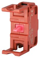 EAO 46-312.1Z10 Contact Block, SPST-NC, Screw, 1 Pole, 10 A, 24 V, EAO 46 Series Keylock Switches