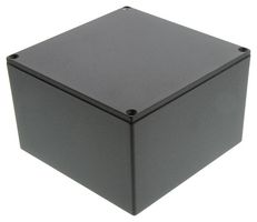 HAMMOND 1590KBK Metal Enclosure, Shielded, Diecast, IP54, Small, Diecast Aluminium, 125 mm, 125 mm, 79 mm, IP54