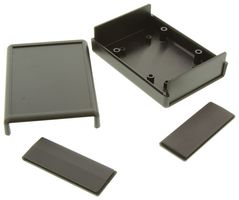 HAMMOND 1593LBK Plastic Enclosure, Recessed Top, Handheld, ABS, 28 mm, 66.22 mm, 92.22 mm
