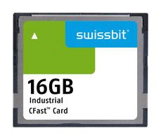 SWISSBIT SFSD016GN1PT1TB-I-5E-06P-SW3 Flash Memory Card, 3D pSLC, MicroSDHC Card, 16 GB, Class 10, UHS-I U1, V30