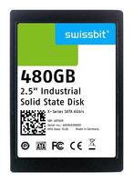 SWISSBIT SFSA480GS2AK4TB-I-EB-21E-STD SSD, Internal, 2.5 Inch, SATA 6 Gb/s (SATA III), 480 GB, 3D TLC NAND