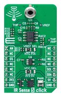 MIKROELEKTRONIKA MIKROE-6093 Add-On Board, IR Sense 5 Click, ZTP-148SRC1, Thermopile IR Sensor, Analogue, GPIO, 3.3V/5V in