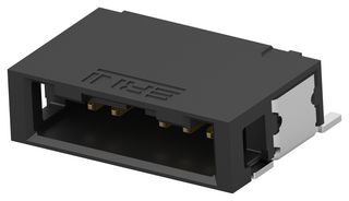 ERNI - TE CONNECTIVITY 514523-E Pin Header, Wire-to-Board, 1.27 mm, 1 Rows, 6 Contacts, Surface Mount Right Angle