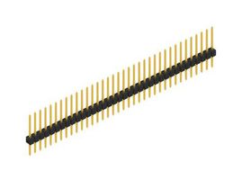 FISCHER ELEKTRONIK SL 1 104 36 G Pin Header, Board-to-Board, Wire-to-Board, 2.54 mm, 1 Rows, 36 Contacts, Through Hole Straight
