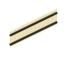FISCHER ELEKTRONIK SL 5 197 36 G Pin Header, Board-to-Board, Wire-to-Board, 2.54 mm, 1 Rows, 36 Contacts, Through Hole Straight