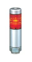 PATLITE MPS-102-R Signal Tower, 1 Tier, Red, Wire Leaded, 24VDC, IP65