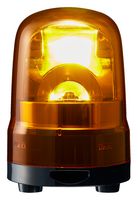 PATLITE SKH-M1TB-Y Beacon, Flashing/Rotating, Amber, 88 dB, Buzzer, 24 VDC, 100 mm, IP23/IP65