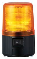 PATLITE PFH-BT-Y Signal Light, Amber, 6VDC, IP55, 160mm H, 101mm Lens, PFH Series
